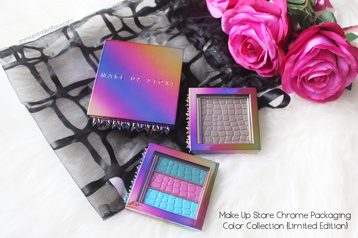 Party in style with Make Up Store’s Chrome Packaging Color Collection Limited Edition: Review, Swatches & Makeup Look